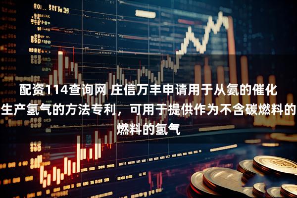 配资114查询网 庄信万丰申请用于从氨的催化裂解生产氢气的方法专利，可用于提供作为不含碳燃料的氢气